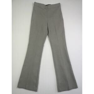 NWT Ann Taylor High Rise Houndstooth Trouser Pants Size 4 Black White Flare Leg
